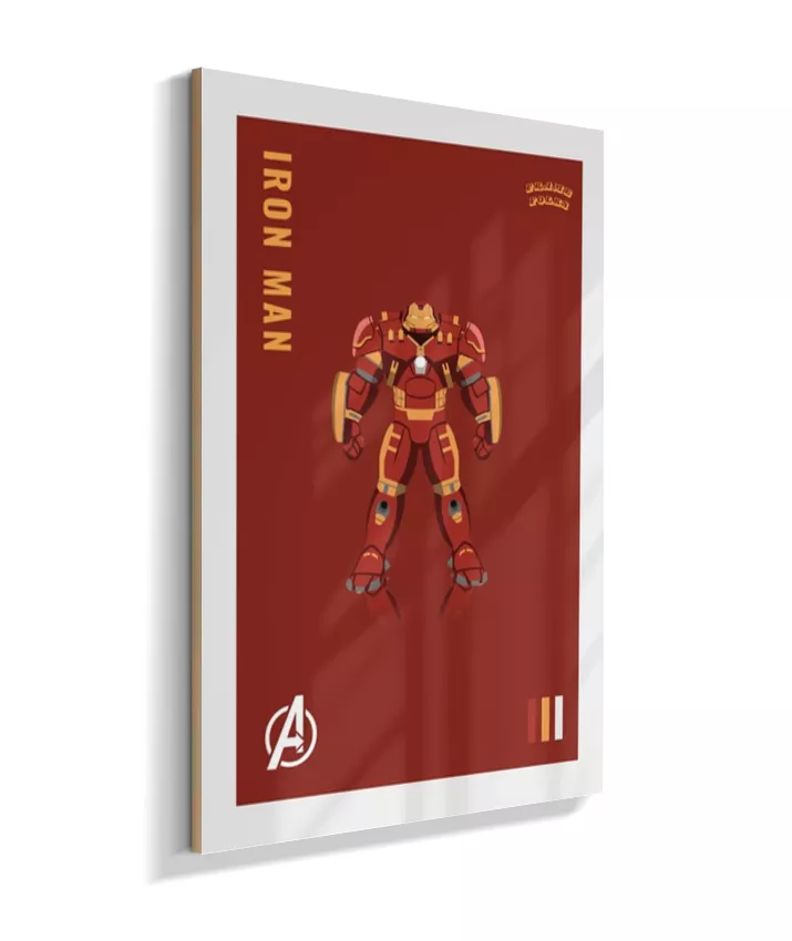 Quadro Homem de ferro - Hulkbuster Red