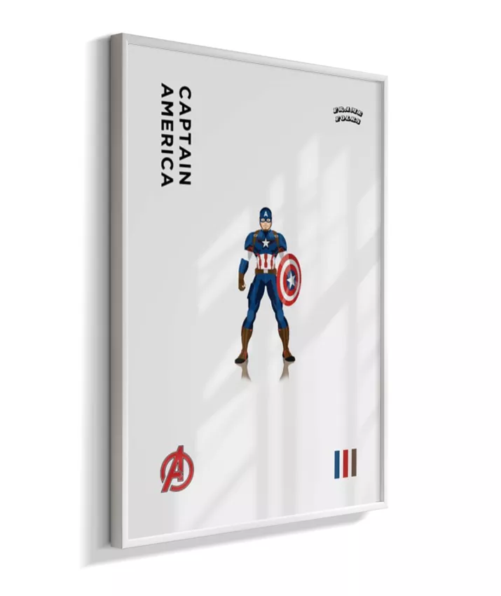 Quadro Capitão America - Vingadores