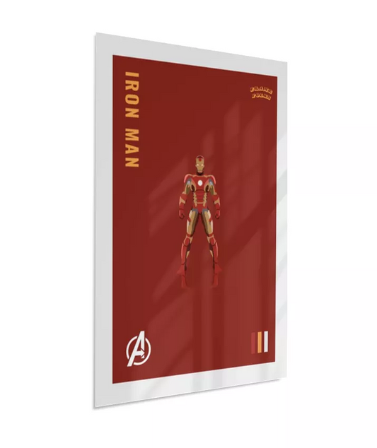 Quadro Homem de ferro - Vingadores Red