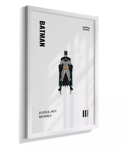 Quadro Batman - Justice, not revenge