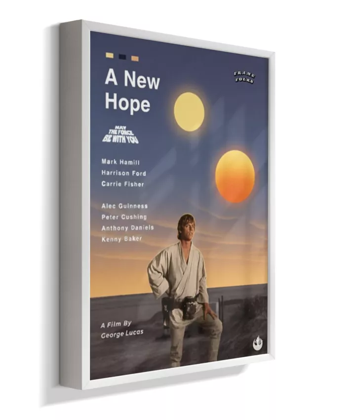 Quadro Star Wars - Uma Nova Esperança - Pôster