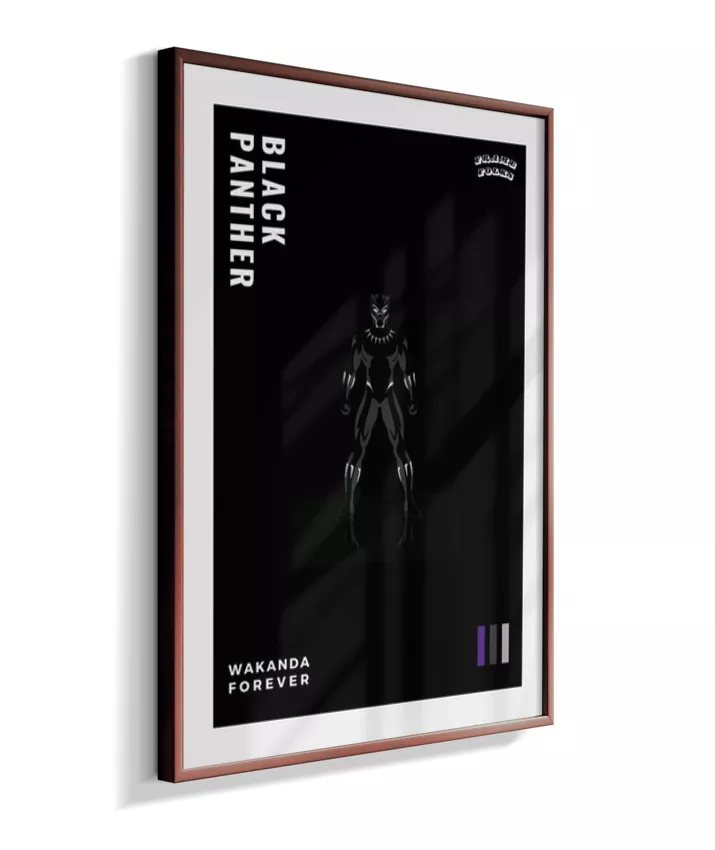 Quadro Pantera Negra - Black