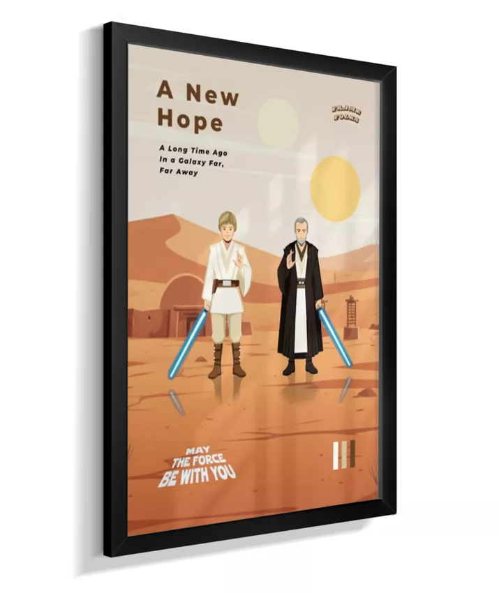 Quadro Star Wars - Uma Nova Esperança