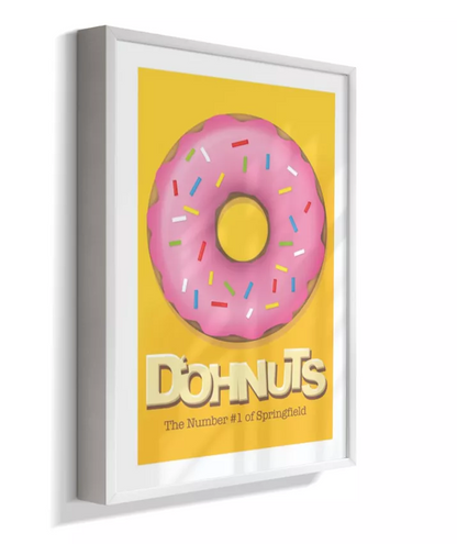 Quadro Dohnuts Simpsons