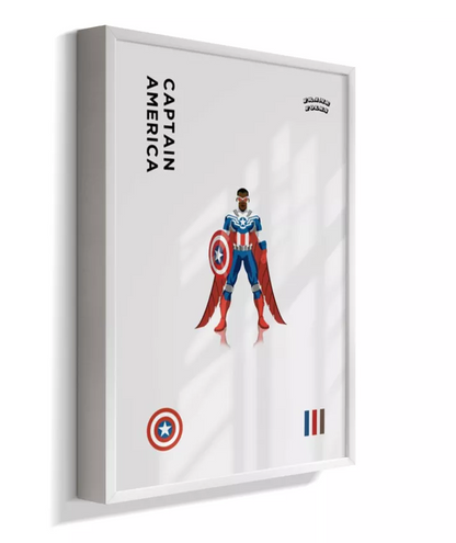 Quadro Capitão America - Sam Wilson