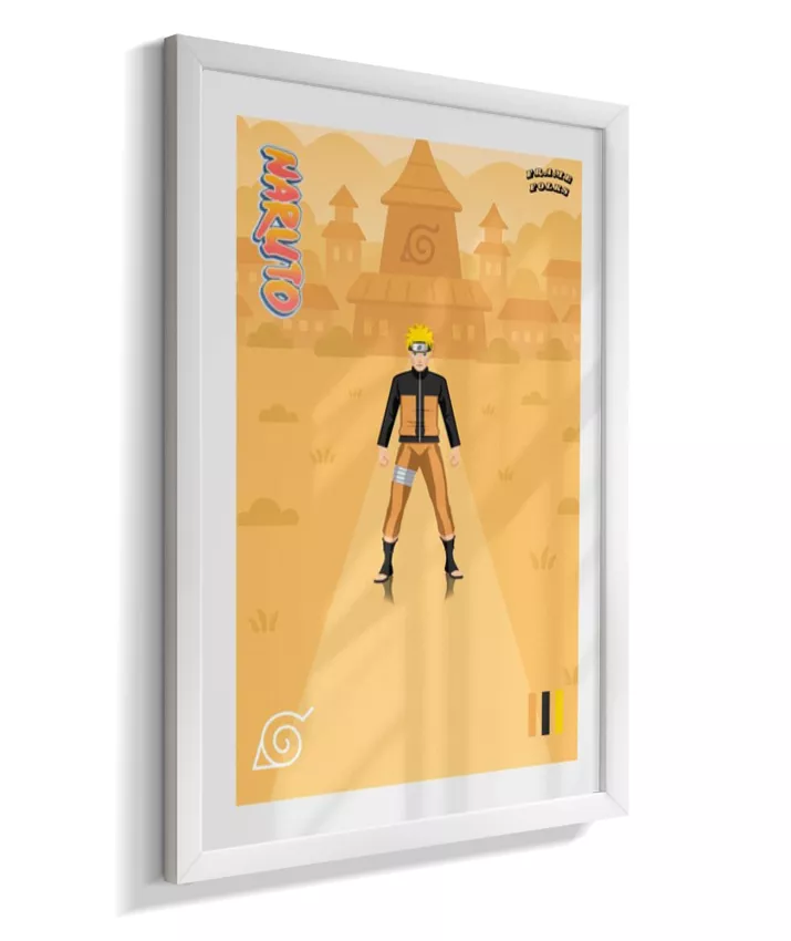Quadro Naruto - Vila da Folha