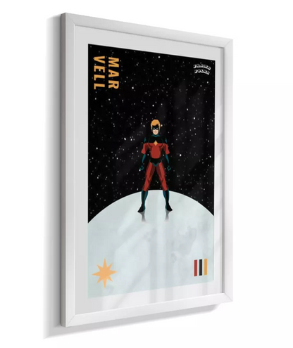 Quadro Capitão Marvel