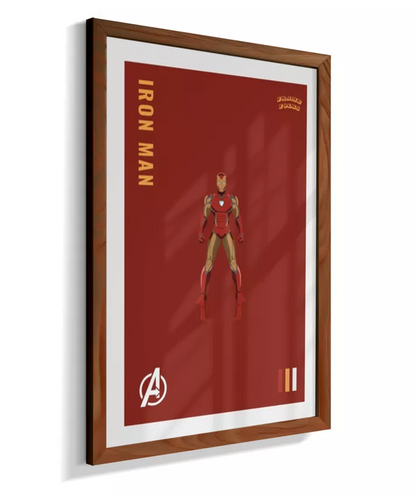 Quadro Homem de ferro - Endgame Red