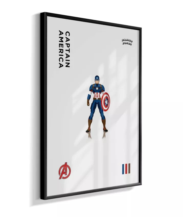 Quadro Capitão America - Vingadores