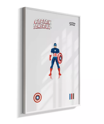 Quadro Capitão America