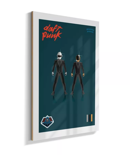Quadro Daft Punk - Blue
