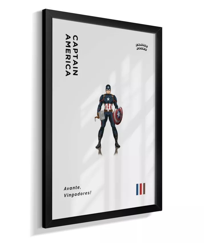 Quadro Capitão America - Endgame