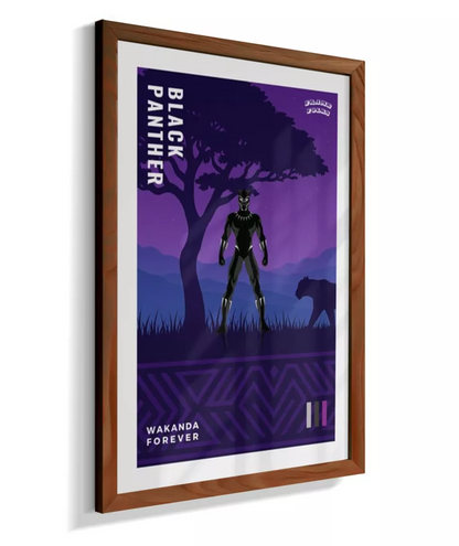 Quadro Pantera Negra - Wakanda