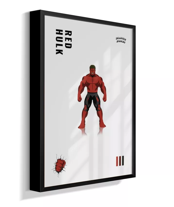 Quadro Hulk Vermelho