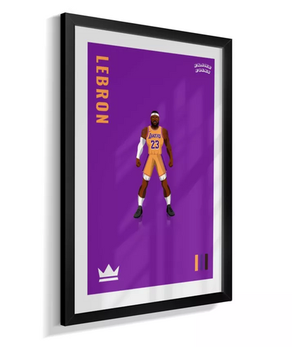 Quadro Lebron James - Purple