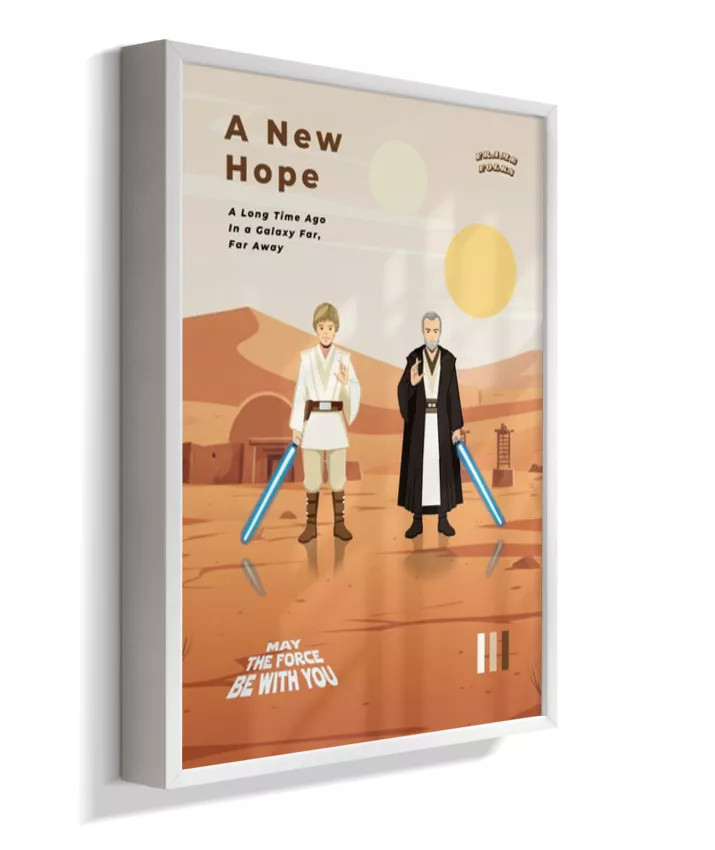 Quadro Star Wars - Uma Nova Esperança