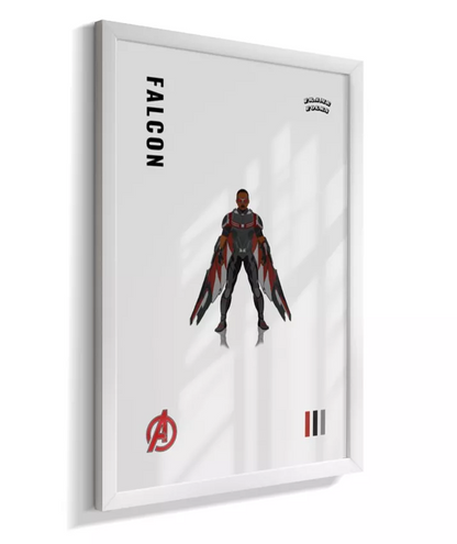 Quadro Falcão - Vingadores
