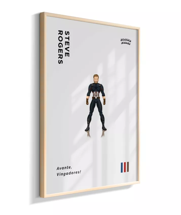 Quadro Steve Rogers - Infinity War