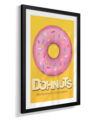 Quadro Dohnuts Simpsons