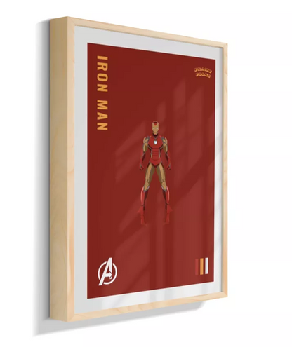 Quadro Homem de ferro - Endgame Red