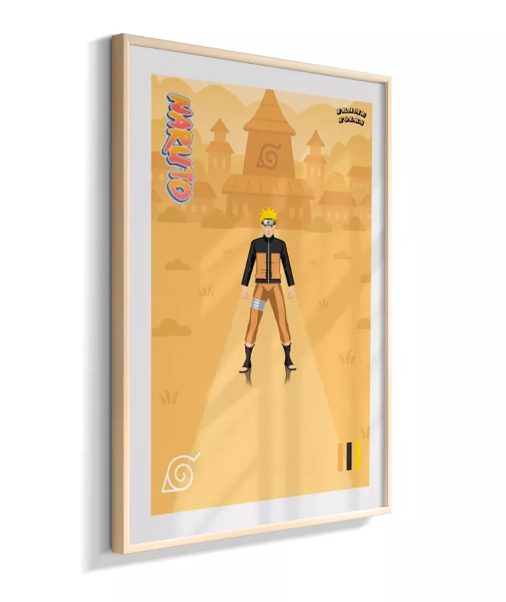 Quadro Naruto - Vila da Folha