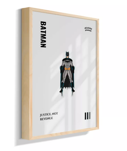 Quadro Batman - Justice, not revenge