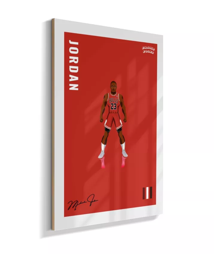Quadro Michael Jordan - Red