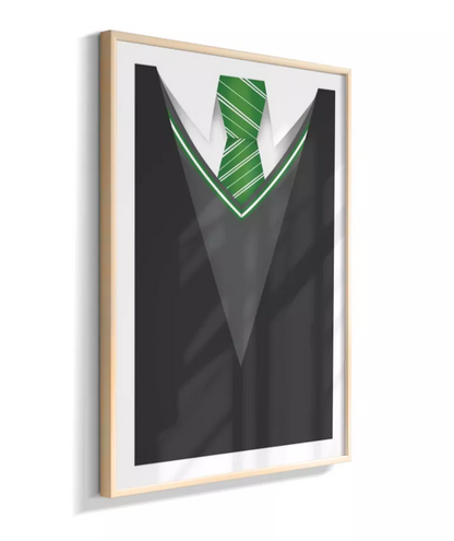 Quadro Harry Potter - Casa Sonserina