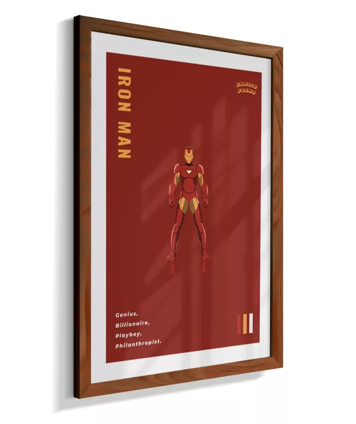 Quadro Homem de ferro - Extremis Red