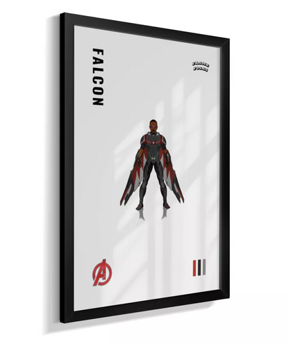 Quadro Falcão - Vingadores