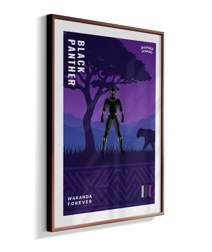 Quadro Pantera Negra - Wakanda