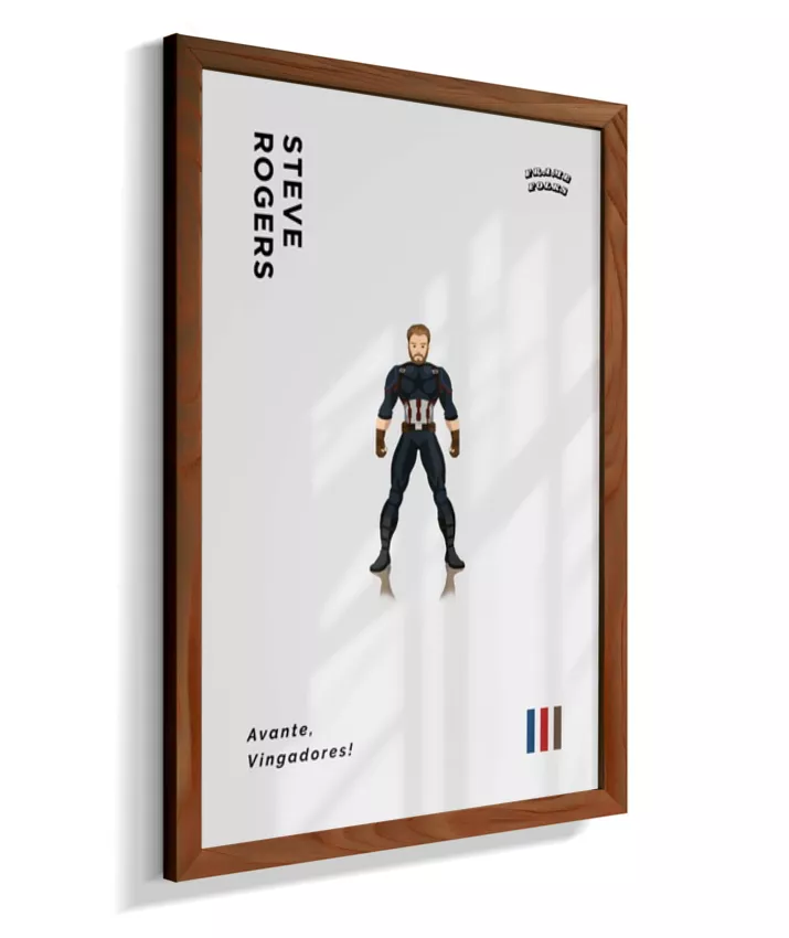 Quadro Steve Rogers - Infinity War
