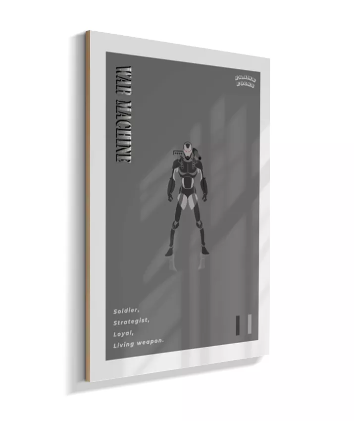 Quadro Máquina de Combate - Preto e Branco