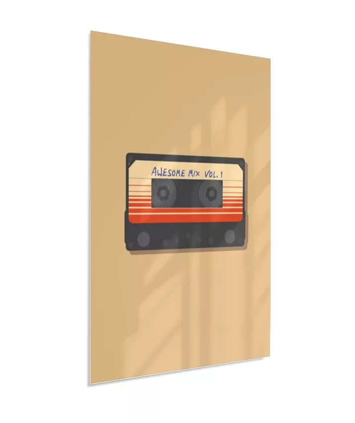 Quadro Mixtape Guardiões da Galáxia