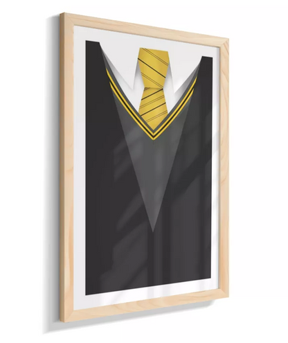 Quadro Harry Potter - Casa Lufa Lufa