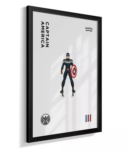 Quadro Capitão America - Shield