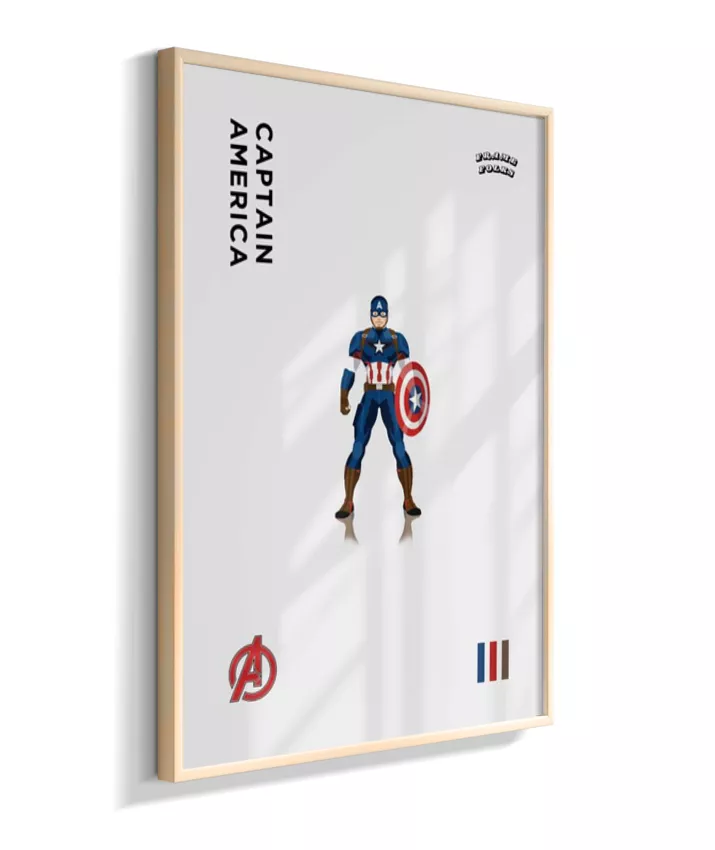 Quadro Capitão America - Vingadores