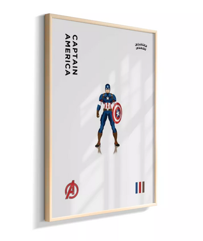 Quadro Capitão America - Vingadores