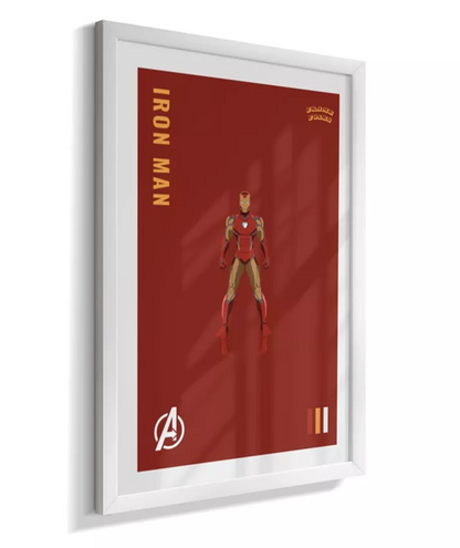 Quadro Homem de ferro - Endgame Red
