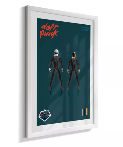 Quadro Daft Punk - Blue