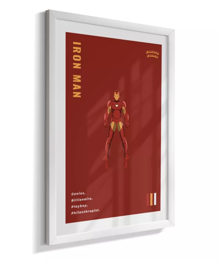 Quadro Homem de ferro - Extremis Red