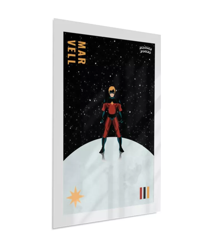 Quadro Capitão Marvel