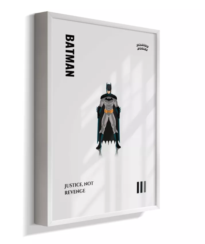 Quadro Batman - Justice, not revenge