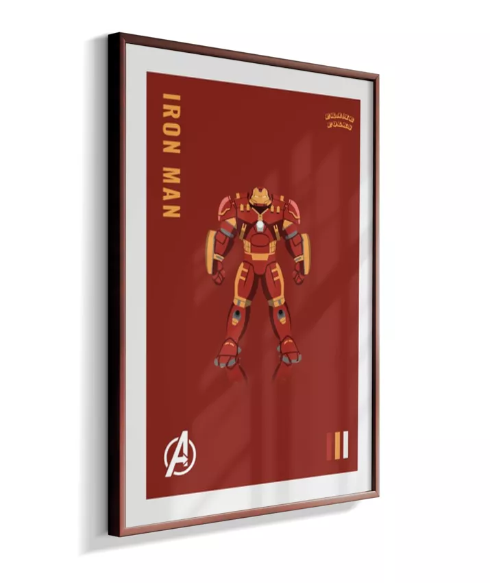 Quadro Homem de ferro - Hulkbuster Red