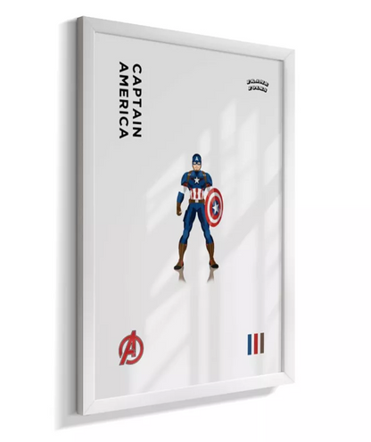Quadro Capitão America - Vingadores