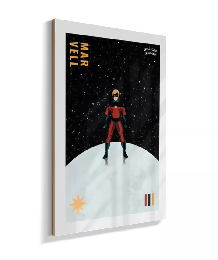 Quadro Capitão Marvel