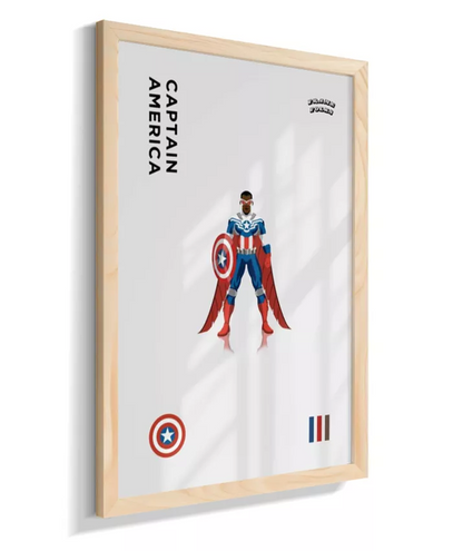 Quadro Capitão America - Sam Wilson