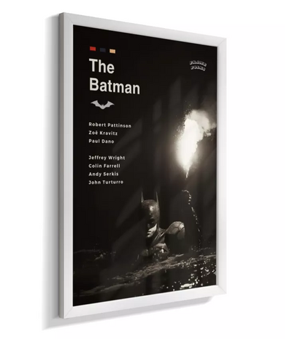 Quadro The Batman Filme - Pôster Preto