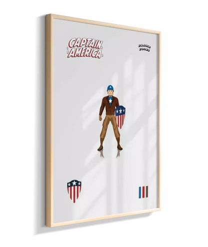 Quadro Capitão America - WW2