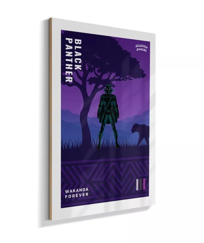 Quadro Pantera Negra - Clássico - Wakanda